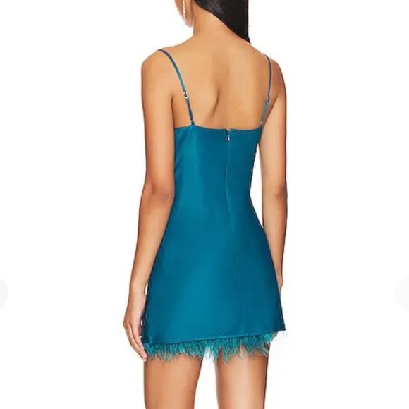 Lovers and Friends Trish Mini Dress teal - Picture 2 of 11